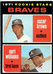 1971 Topps Baseball Cards      052      Oscar Brown RC/Earl Williams RC